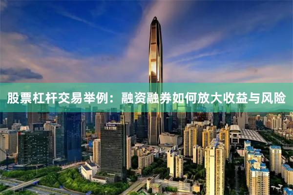 股票杠杆交易举例：融资融券如何放大收益与风险